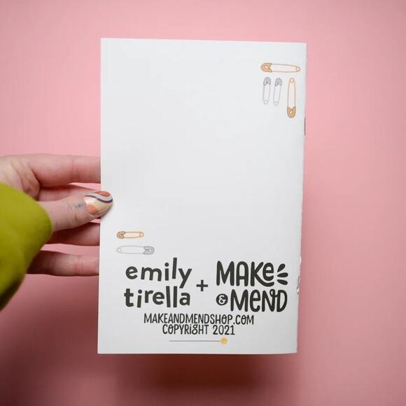 Make & Mend Beginner Clothing Mending Kit Eco-friendly Sustainability Sticker L - Picture 9 of 10